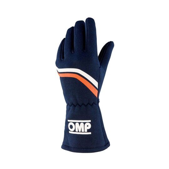 Rękawice OMP DIJON MY25 granatowe (homologacja FIA)