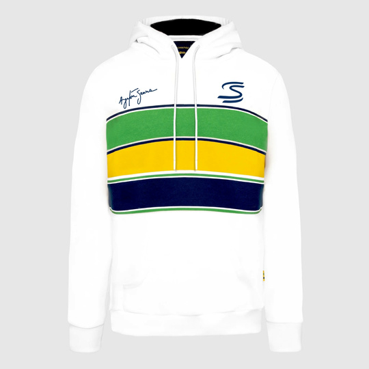 Bluza z kapturem Stripe Ayrton Senna F1 2025