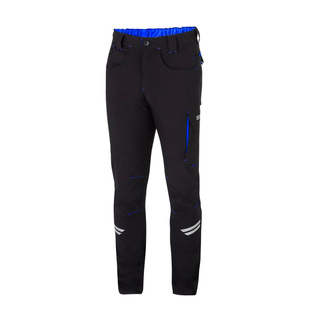 Spodnie Light Tech Sparco czarne/niebieskie
