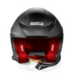 Kask Sparco Flux RJ-i czarny/czerwony (FIA)