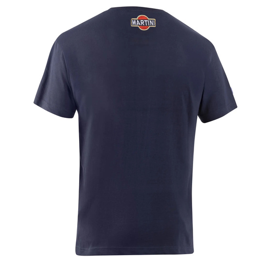 Koszulka t-shirt męska Sparco Martini Racing Big Logo navy