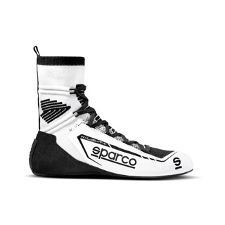 Buty Sparco X-LIGHT+ biało-czarne (homologacja FIA)