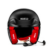 Kask Sparco Air RJ-I czarno-czerwony (FIA)