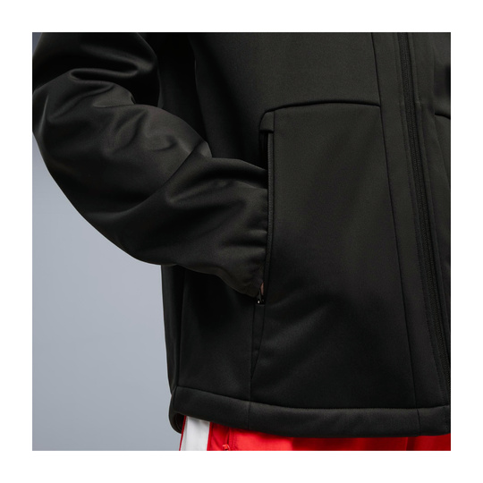 Softshell męski czarny Logo Ferrari F1 2026