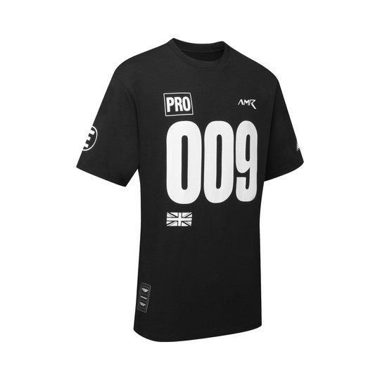 Koszulka t-shirt Limited Edition 009 Graphic Aston Martin Racing 2026 czarna/biała
