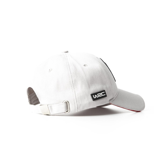 Czapka baseballowa Stripe szara Rally Poland WRC