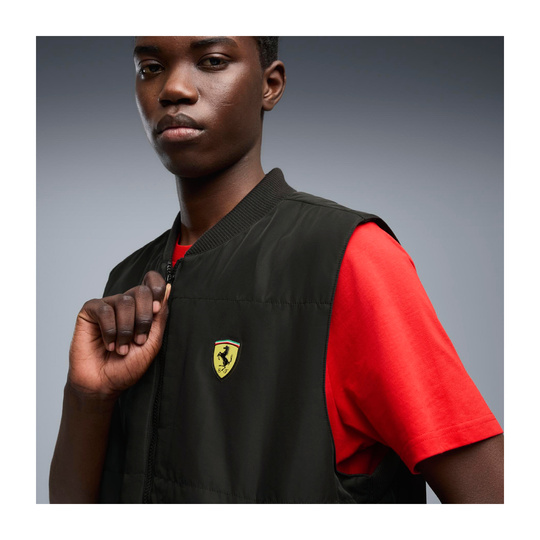 Bezrękawnik Logo czarny Scuderia Ferrari F1 2026