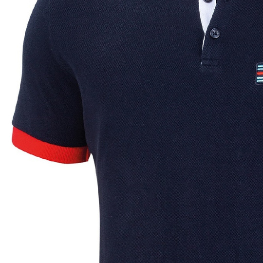 Koszulka polo Martini Logo Sparco granatowa