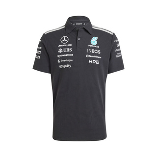 Koszulka polo Team Mercedes AMG F1 2026 czarna