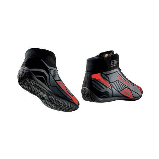 Buty OMP Sport MY22 czarne/czerwone (FIA)