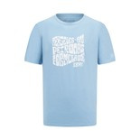 T-shirt męski Retro Blue Mercedes AMG F1