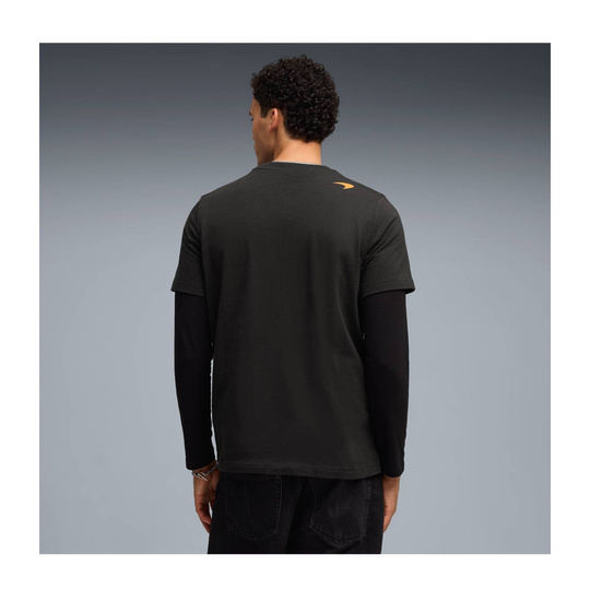 T-shirt męski czarny Large Logo McLaren F1 2026