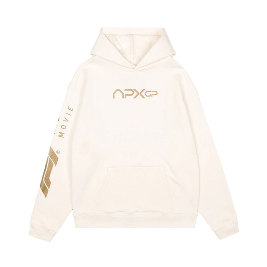Bluza z kapturem Team Apex GP kremowa