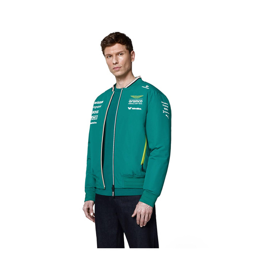 Kurtka męska Bomber Team Aston Martin F1 2025