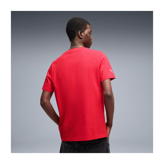 T-shirt męski czerwony Large Logo Scuderia Ferrari F1 2026