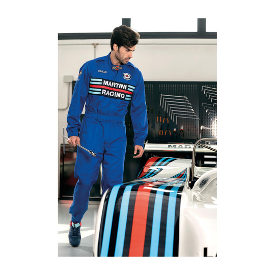 Kombinezon Sparco MS-4 Martini Racing niebieski