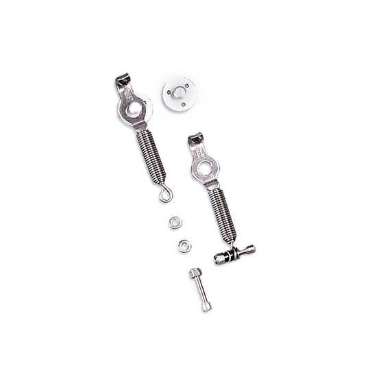 Zapinki sprężynowe OMP EB491 aluminiowe tylne