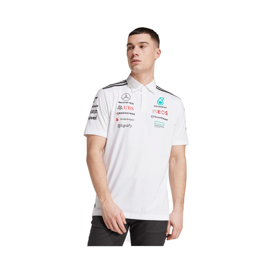 Koszulka polo Team Mercedes AMG F1 biała
