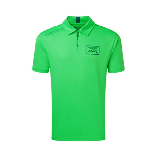 Koszulka polo Team Aston Martin Racing 2026 zielona fluo