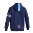 Bluza z kapturem rozpinana Martini Racing MY25 Sparco granatowa