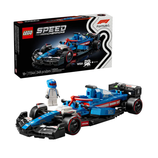 Model bolidu LEGO Speed Champions Visa Cash App RB VCARB 01