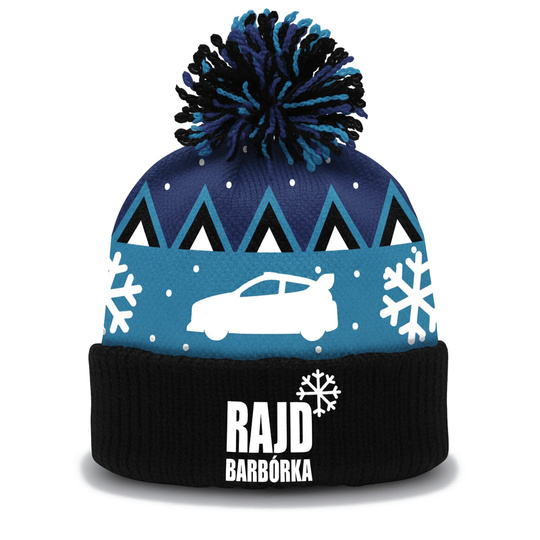 Czapka zimowa z pomponem Rajd Barbórka
