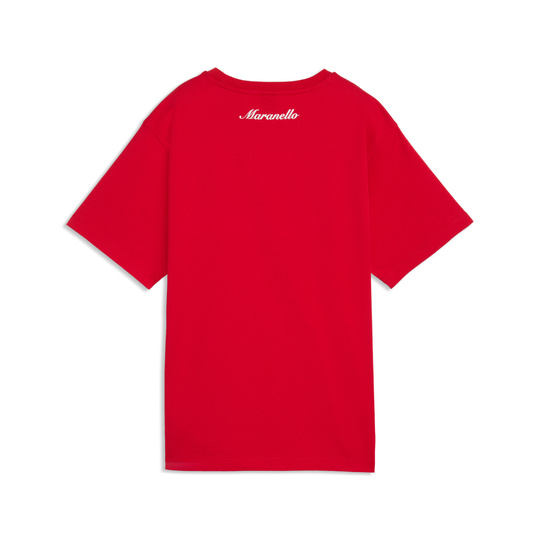 T-shirt damski czerwony Small Logo Scuderia Ferrari F1 2026