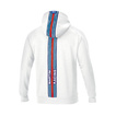 Bluza z kapturem Stripe Sparco Martini biała
