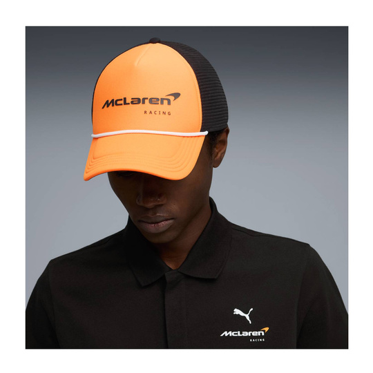 Czapka baseballowa Trucker pomarańczowa McLaren F1 2026