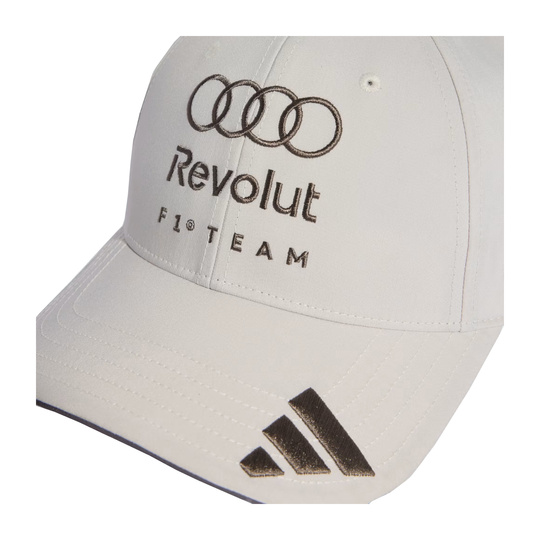 Czapka baseballowa beżowa Team Audi Revolut F1 2026