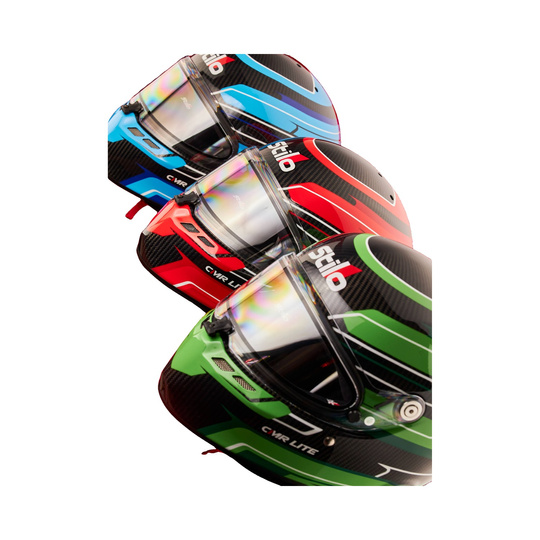Kask Stilo ST6 CMR Carbon Lite Graphyc czerwony (CMR)