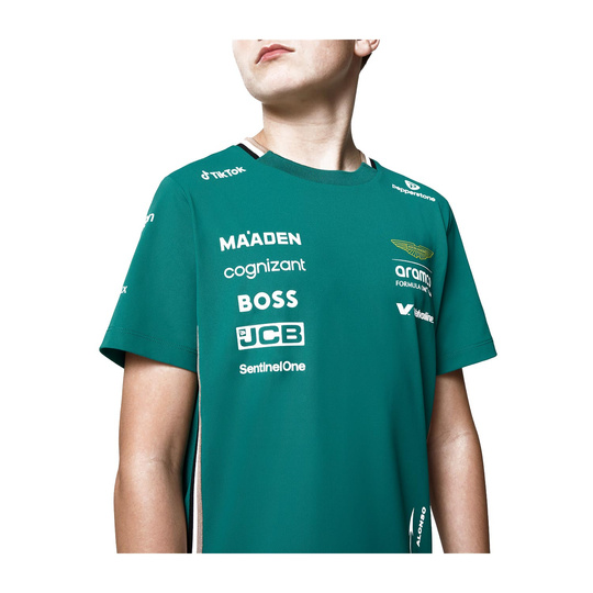 T-shirt dziecięcy Alonso Team Aston Martin F1 2025