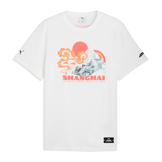 Koszulka T-shirt męska biała China Formula 1 2026