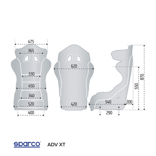 Fotel Sparco PRO ADV XT Carbon Tech (FIA)