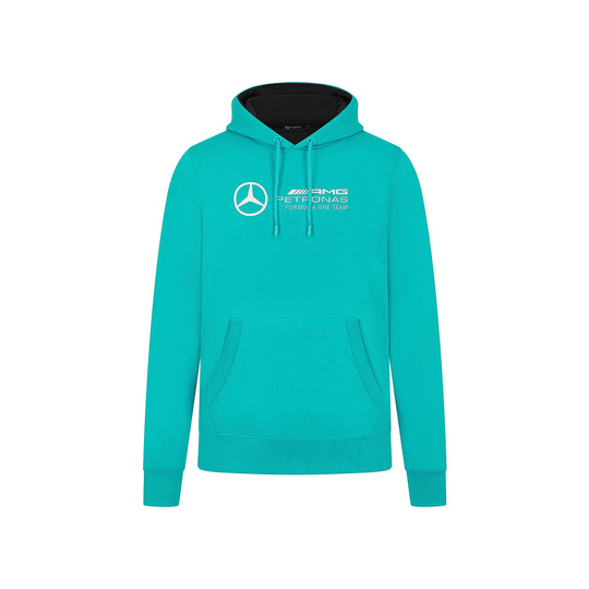 Bluza męska Hoody Logo Ultra Teal Mercedes AMG F1 2024