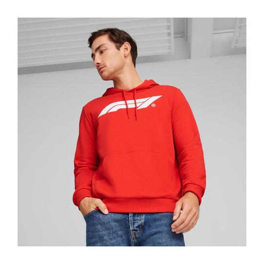Bluza męska z kapturem Logo czerwona Formula 1 2026