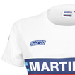 Koszulka t-shirt damska Martini Racing Sparco biała
