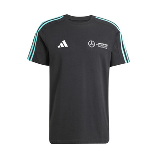 T-shirt męski czarny DNA Logo Mercedes AMG F1 2025