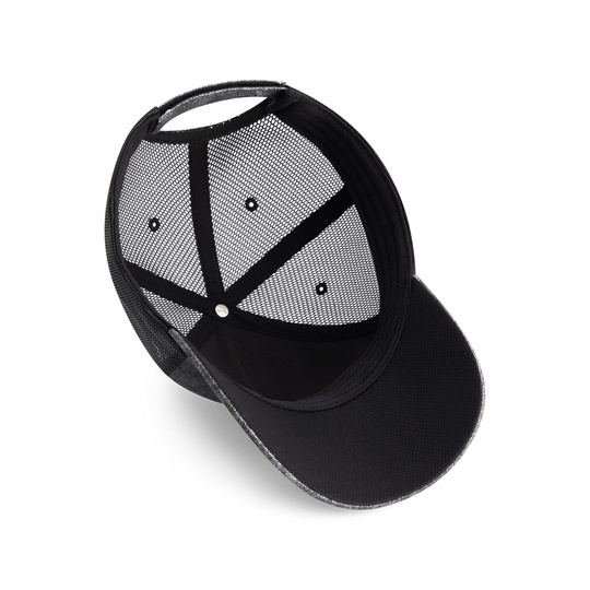 Czapka baseballowa męska Trucker czarna Scuderia Ferrari F1 2025