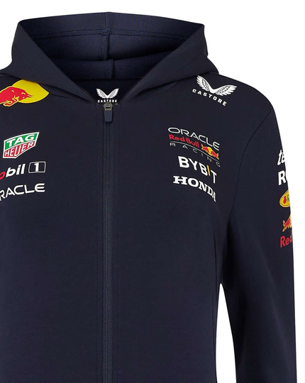 Bluza damska Full Zip Hoodie Team Red Bull Racing 2024