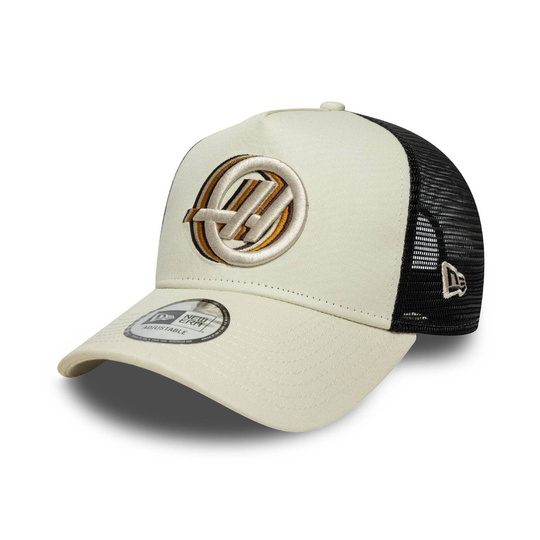 Czapka z daszkiem Seasonal Trucker Haas F1 2026 kremowa