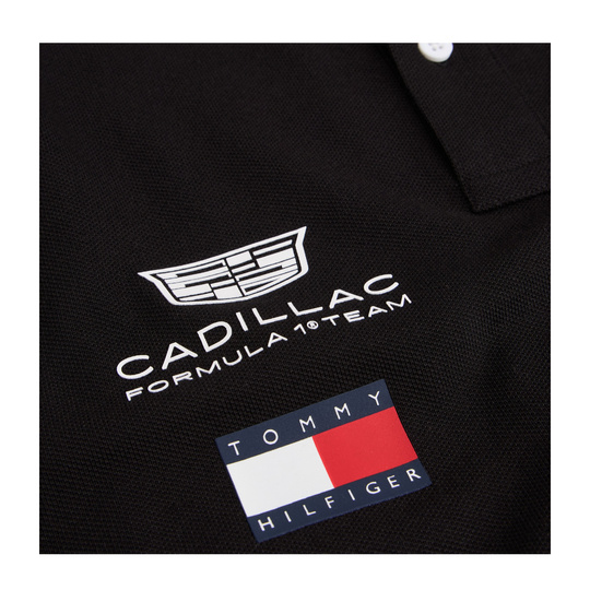Polo męskie Team czarne Cadillac F1 2026