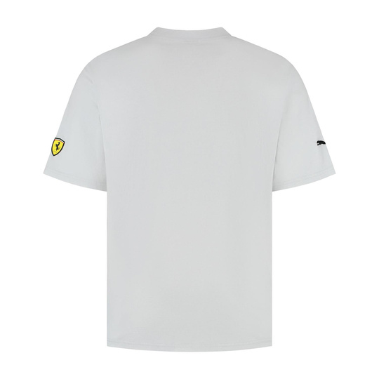 T-shirt męski Driver szary Scuderia Ferrari F1 2025