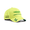 Czapka baseballowa limonkowa Alonso Team Aston Martin F1 2026
