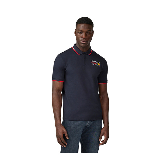 Polo męskie Core Logo granatowe Red Bull Racing 2025