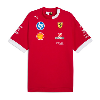 2025 Scuderia Ferrari F1 Italy Mens Drivers Team Oversized T-shirt