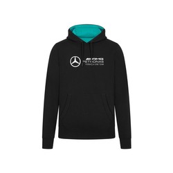 Bluza męska Hoody Logo Black Mercedes AMG F1 2024