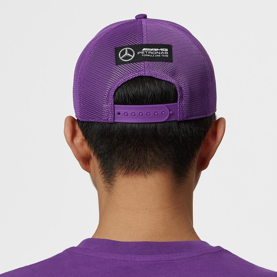 Czapka baseballowa Lewis Hamilton Trucker purple Mercedes AMG F1 2023