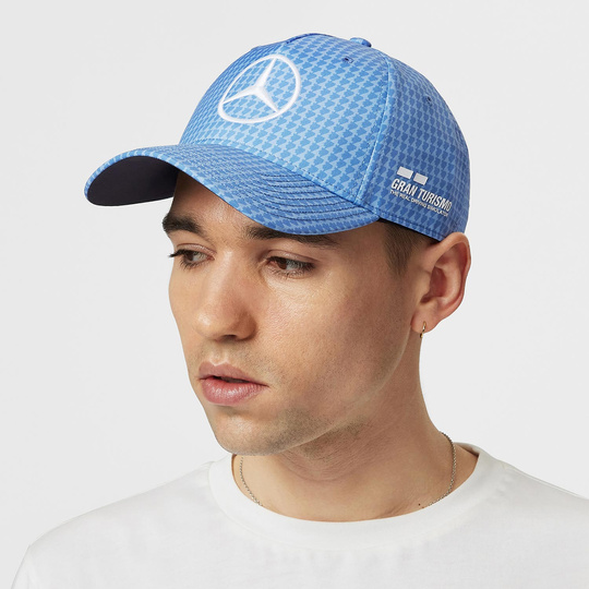 Czapka męska baseballowa Lewis Hamilton Team Blue Mercedes AMG F1 2023