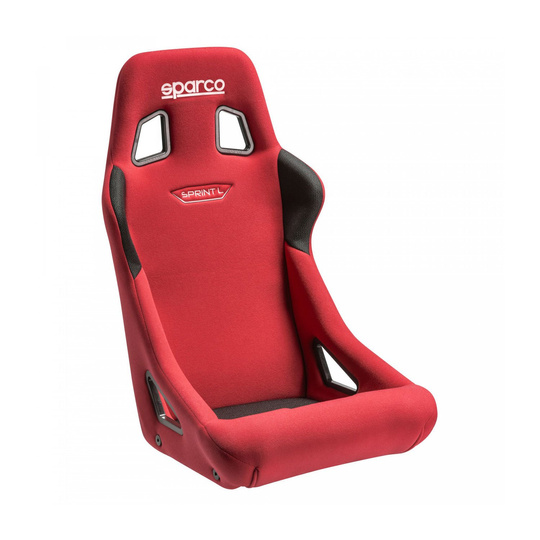 Fotel sportowy Sparco SPRINT L MY19 czerwony (homologacja FIA)